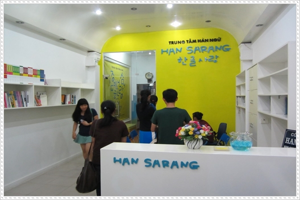 trung tâm học tiếng hàn Han Sarang tại TP. HCM
